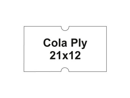 Etiketa Cola-ply 22x12