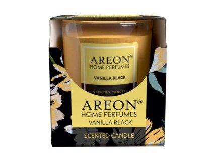 Sviečka Areon 120g sklo Vanilla Black