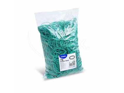 Gumička 1kg slabá 50mm zelená 64105