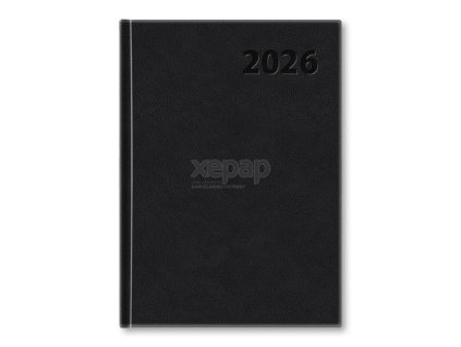 Diár Manager 2026 čierny denný