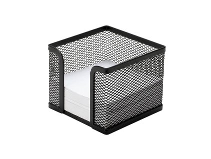 Drôtený stojan na blok ’kocka’ 95x80x95mm čierny