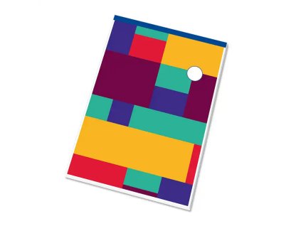 Blok poznámkový A4 link /50/ lepený z vrchu