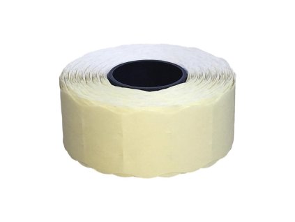 Etikety CONTACT 26x12 biele oblé