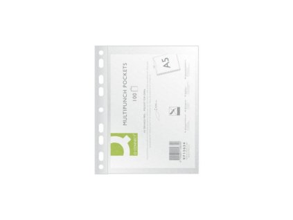 Euroobal Q-CONNECT A5 matný 50mic v sáčku