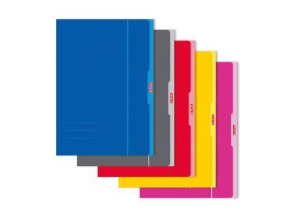 Obal kartónový s gumičkou A3 Herlitz UNI mix