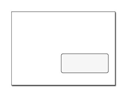 Obálka C5 s okienkom samolep