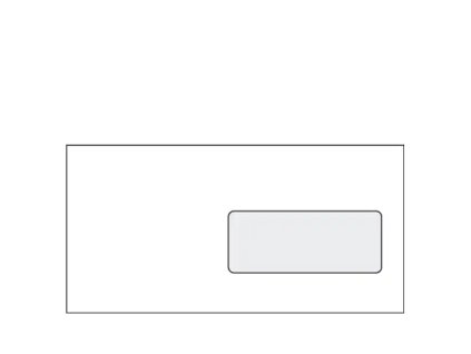 Obálka DL s okienkom samolep