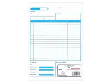 Objednávka A4  100 list 097
