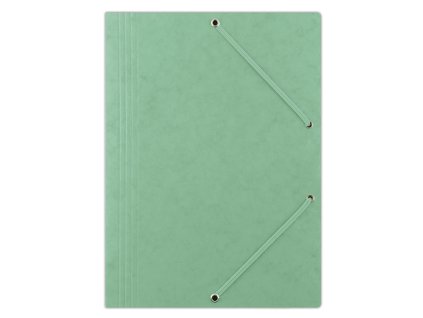 Prešpánový obal s gumičkou DONAU zelený