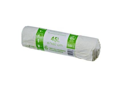 Sáčky 45L zaťah. /10/ BIO