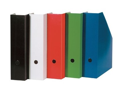 Stojan na časopisy 80mm biely lakovaný