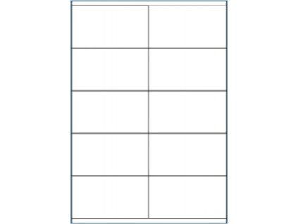 Etiketa samolep 105 x 57 /100/