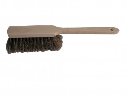 Metlička drevo s prír vlasom 50% - dlhá /mäkká&tmavšia/