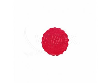 Rozetky PREMIUM 9 cm červené /500/ 89901_1