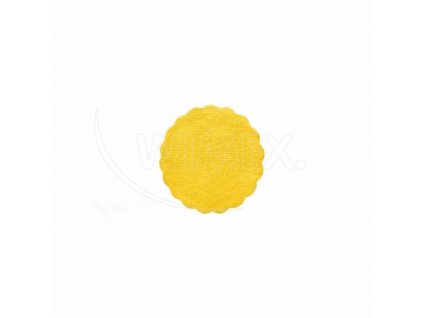 Rozetky PREMIUM 9 cm žlté /500/ 89905_1