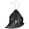 Sáčky 60x70  60L /25/ zaťahovacie čierne hrubé LDPE