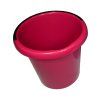 Vedro 5 l červ/mod okrúhle s plast.rúčkou