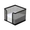 Drôtený stojan na blok ’kocka’ 95x80x95mm čierny