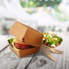 Burger box hnedý 11x11x9cm /50ks/ 48506_3