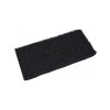 Pad obdĺžnik čierny 11,4x25,5