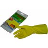 Rukavice latexove na upratovanie L