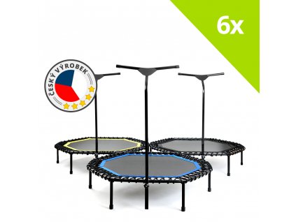 6x JumpingSPORT trampolína profi (8-hraná)