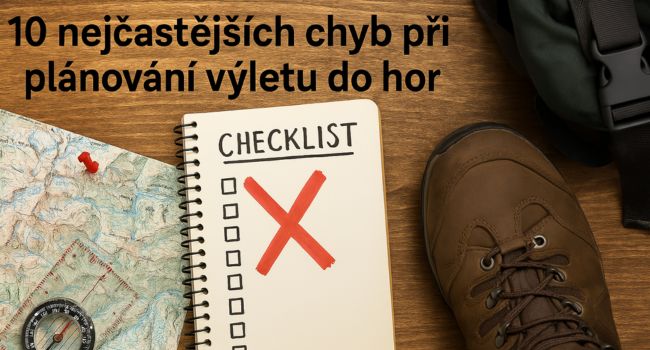10 nejčastějších chyb při plánování výletu do hor