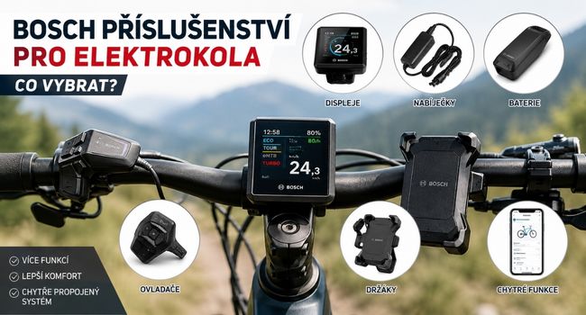 Bosch příslušenství pro elektrokola: co vybrat