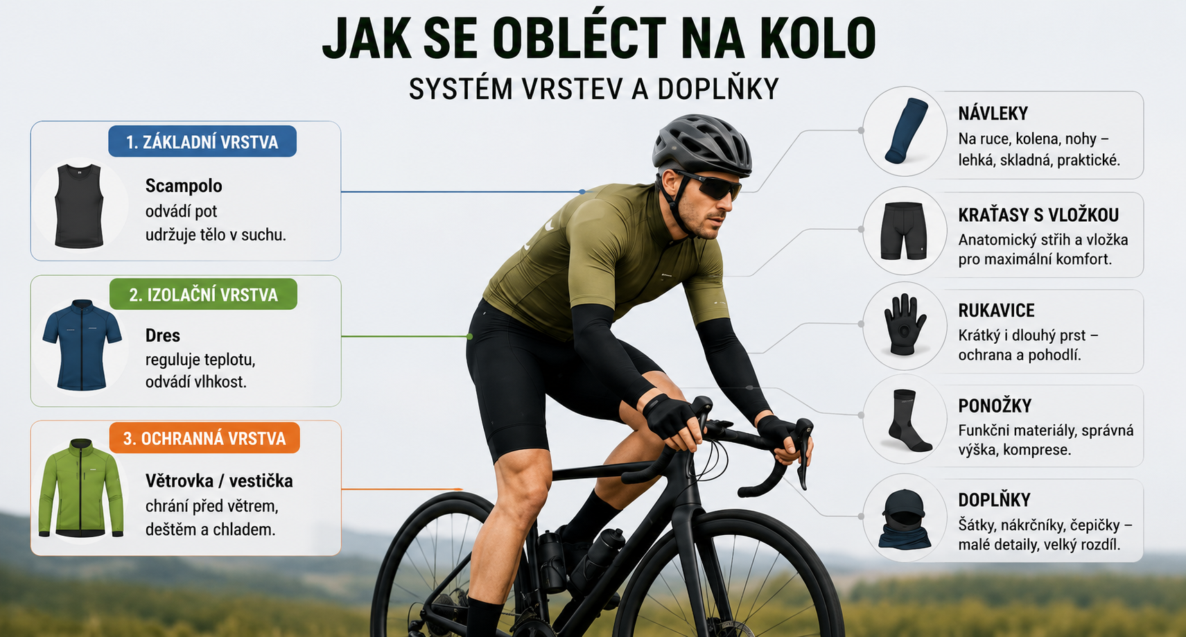 Jak se obléct na kolo