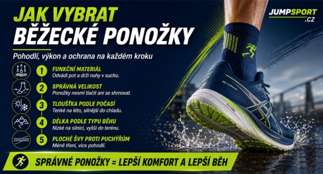 Jak vybrat běžecké ponožky