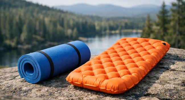 Karimatka pěnová nebo nafukovací?