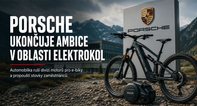 Porsche končí s vývojem motorů pro elektrokola: Co to znamená pro trh e-biků?