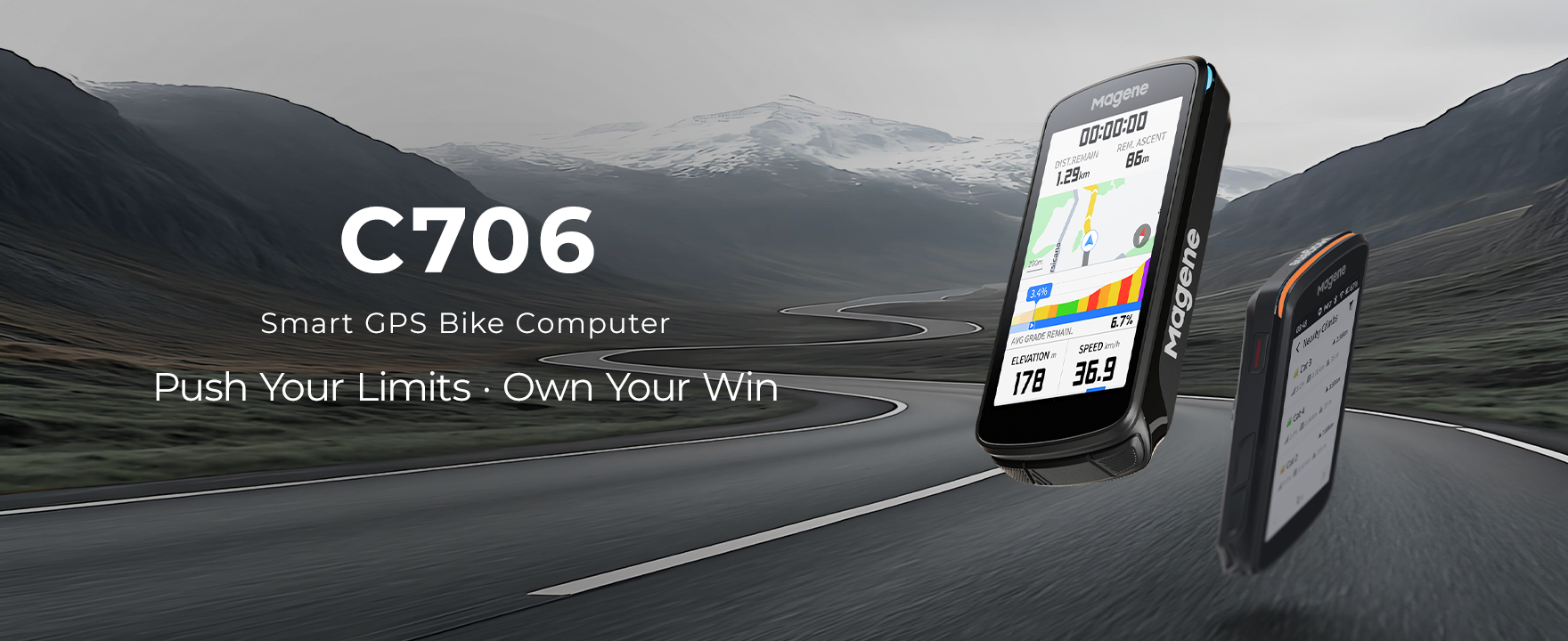 Smart GPS Bike Computer Magene C 706