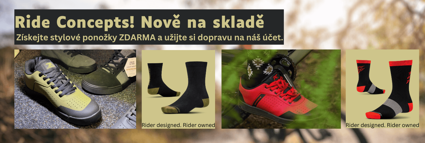 Ride Concepts doprava zdarma + ponožky zdarma