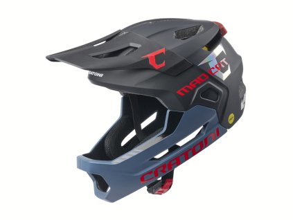 detska-helma-cratoni-madcat-mips-gunmetal-red-matt