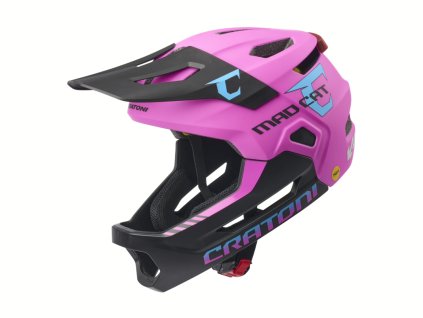 detska-helma-cratoni-madcat-mips-pink-black-matt