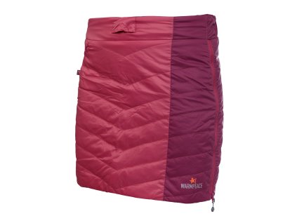 WARMPEACE SHEE sukně zateplená berry/plum/iron (Varianta XXL)