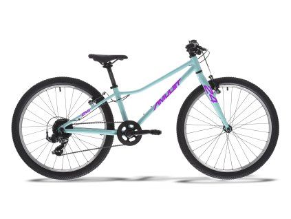 Dětské kolo Amulet 24 Fun celeste blue/purple