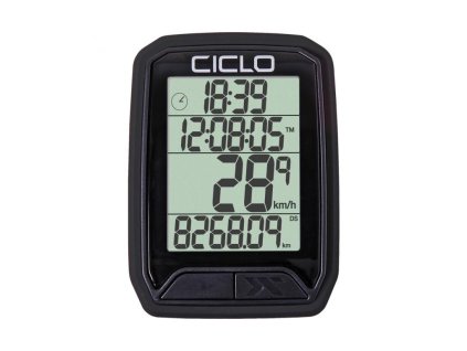 13638 tachometr ciclosport protos 213 bezdratovy cerny