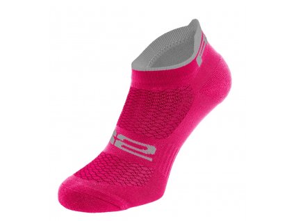 R2 ponožky Casual cycling fluorůžové (Varianta M)