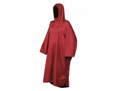 TREKMATES pláštěnka DELUXE pak poncho červená uni