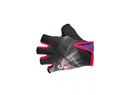 rukavice LIV SIGNATURE SF blk/fuchsia purple vel.L (Varianta L)