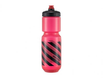 láhev GIANT Doublespring 750ml transparent red/blk