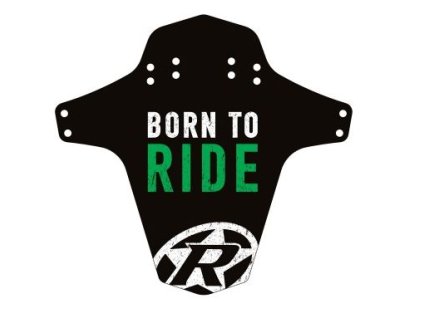 40821 predni blatnik reverse mudguard born to ride zelen