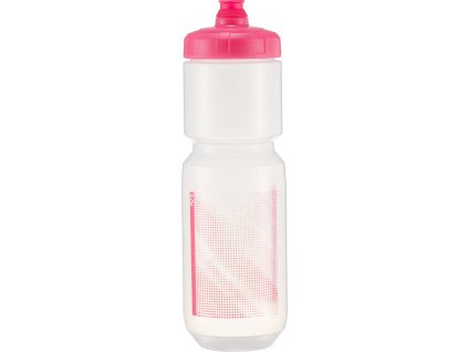 láhev LIV Doublespring 750ml transparent/pink