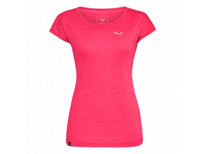 SALEWA PUEZ MELANGE DRY triko dámské s kr.r.rose (Varianta 46)