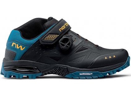 Tretry Northwave Enduro Mid 2 black/blue coral