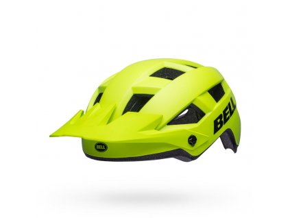 bell spark 2 mips mountain bike helmet matte hi viz yellow front left[1]