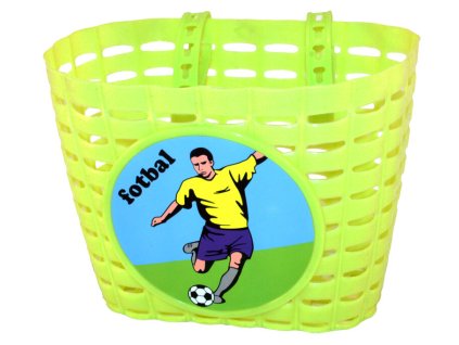 48021 kos detsky na kolo predni plastovy zeleny fotbal