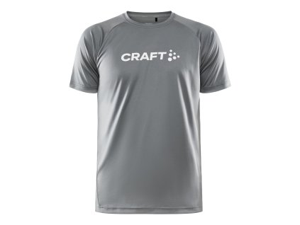 CRAFT Triko CORE Essence Logo pánské šedé (Varianta XL)